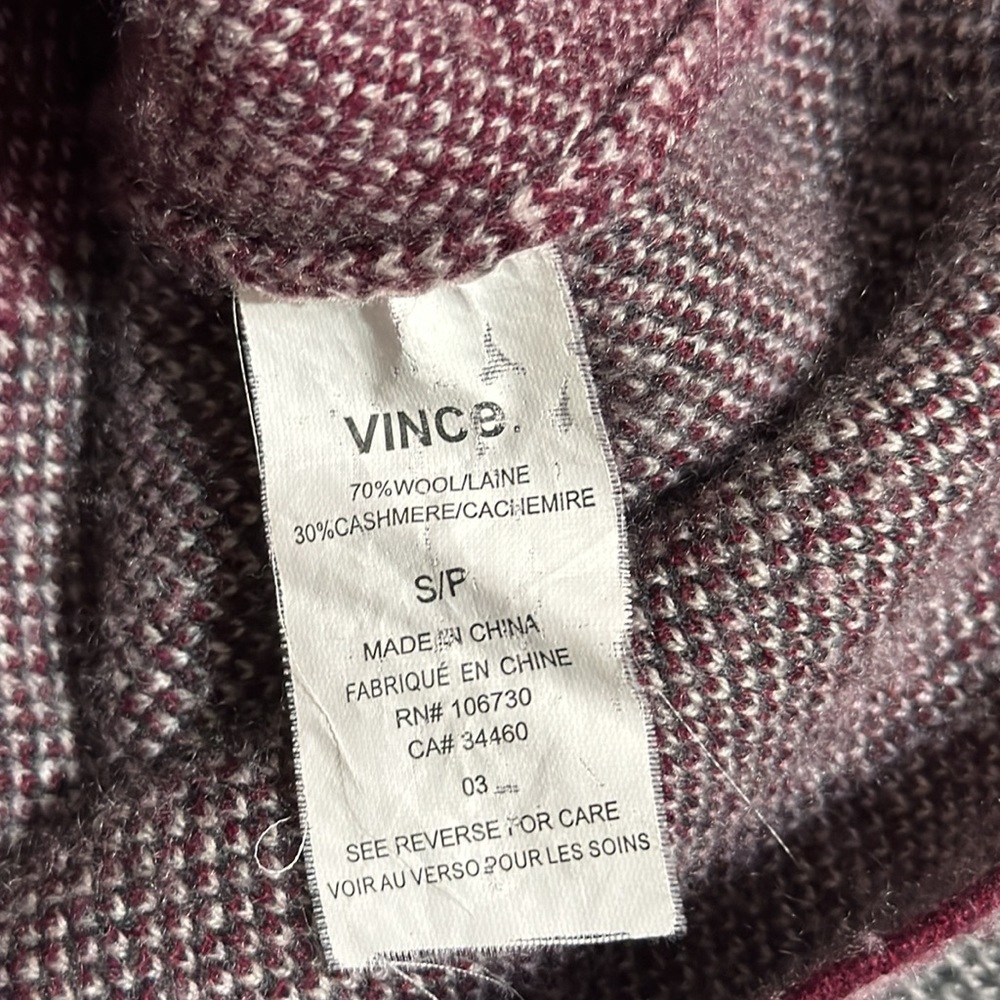 Vince cashmere blend colorblock sweater - Picture 5 of 5